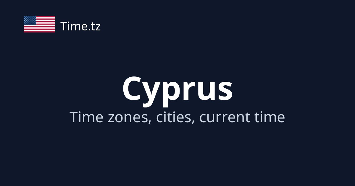 Current Time in Cyprus | Time.tz