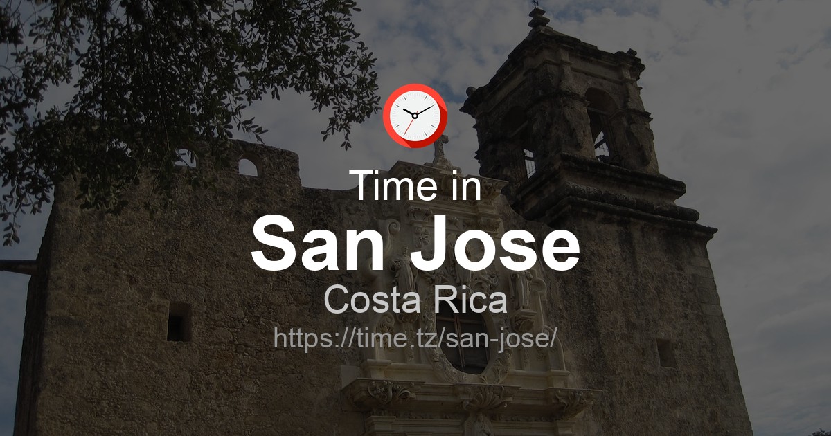 Current Time in San Jose, Costa Rica | Time.tz