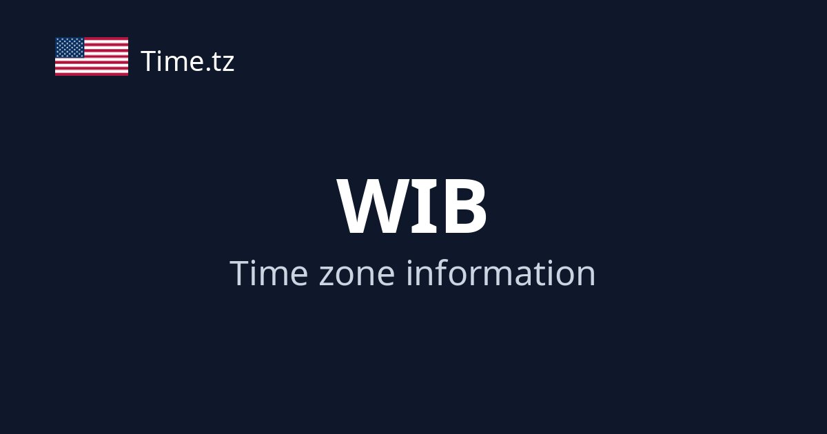 Time in WIB (Waktu Indonesia Barat (Western Indonesian Time)) | Time.tz